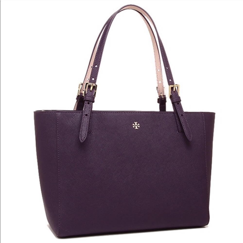 Tory Burch York Buckle Tote (plum)